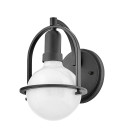Somerset 1-ljus vägglampa svart/vit 23.3 cm Hinkley Lighting Somerset 1-ljus vägglampa svart/vit 23.3 cm