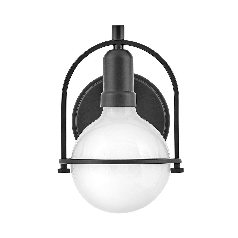 Somerset 1-ljus vägglampa svart/vit 23.3 cm Hinkley Lighting Somerset 1-ljus vägglampa svart/vit 23.3 cm
