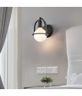 Somerset 1-ljus vägglampa svart/vit 23.3 cm Hinkley Lighting Somerset 1-ljus vägglampa svart/vit 23.3 cm