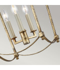 Thayer 3-Lt Ceiling Lamp Antique Gild 30.5cm Quintesse Lighting Thayer 3-Lt Ceiling Lamp Antique Gild 30.5cm