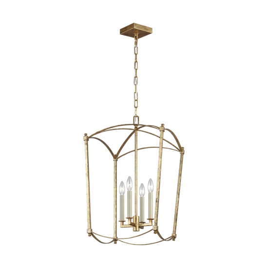 Thayer 4-Lt Ceiling Lamp Antique Gild 34.3cm Thayer 4-Lt Ceiling Lamp Antique Gild 34.3cm