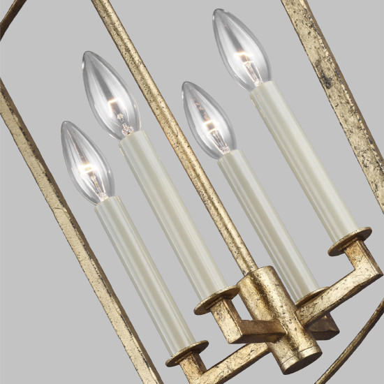 Thayer 4-Lt Ceiling Lamp Antique Gild 34.3cm Thayer 4-Lt Ceiling Lamp Antique Gild 34.3cm
