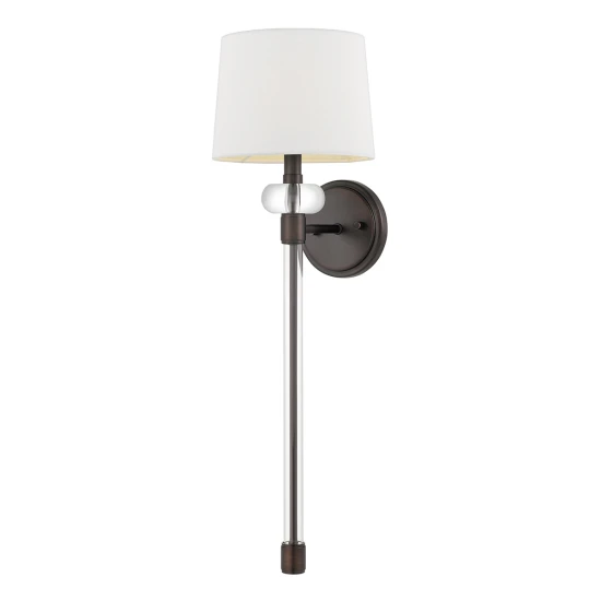 Barbour 1-lt Vägglampa Brons/Vit 67.6cm