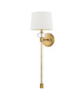 Barbour 1-Lt Wall Lamp Weathered Brass/White 67.6cm