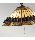 Chastain 3 tiffany style ceiling light vintage bronze 49.5cm Elstead Lighting Chastain 3 tiffany style ceiling light vintage bronze 49.5cm