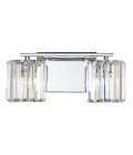 Divine 2 vägglampa krom / kristall 15,2 cm IP44 Elstead Lighting Divine 2 vägglampa krom / kristall 15,2 cm IP44