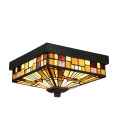 Inglenook 2-Lt utomhus takplafond valiant brons/glas 26,1cm IP44
