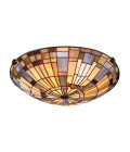 Inglenook 2-ljus plafond brons/konstglas 40,7 cm Quoizel Inglenook 2-ljus plafond brons/konstglas 40,7 cm