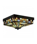 Inglenook 2-Lt utomhus takplafond valiant brons/glas 26,1cm IP44