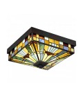 Inglenook 2-Lt utomhus takplafond valiant brons/glas 26,1cm IP44