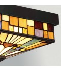 Inglenook 2-Lt utomhus takplafond valiant brons/glas 26,1cm IP44