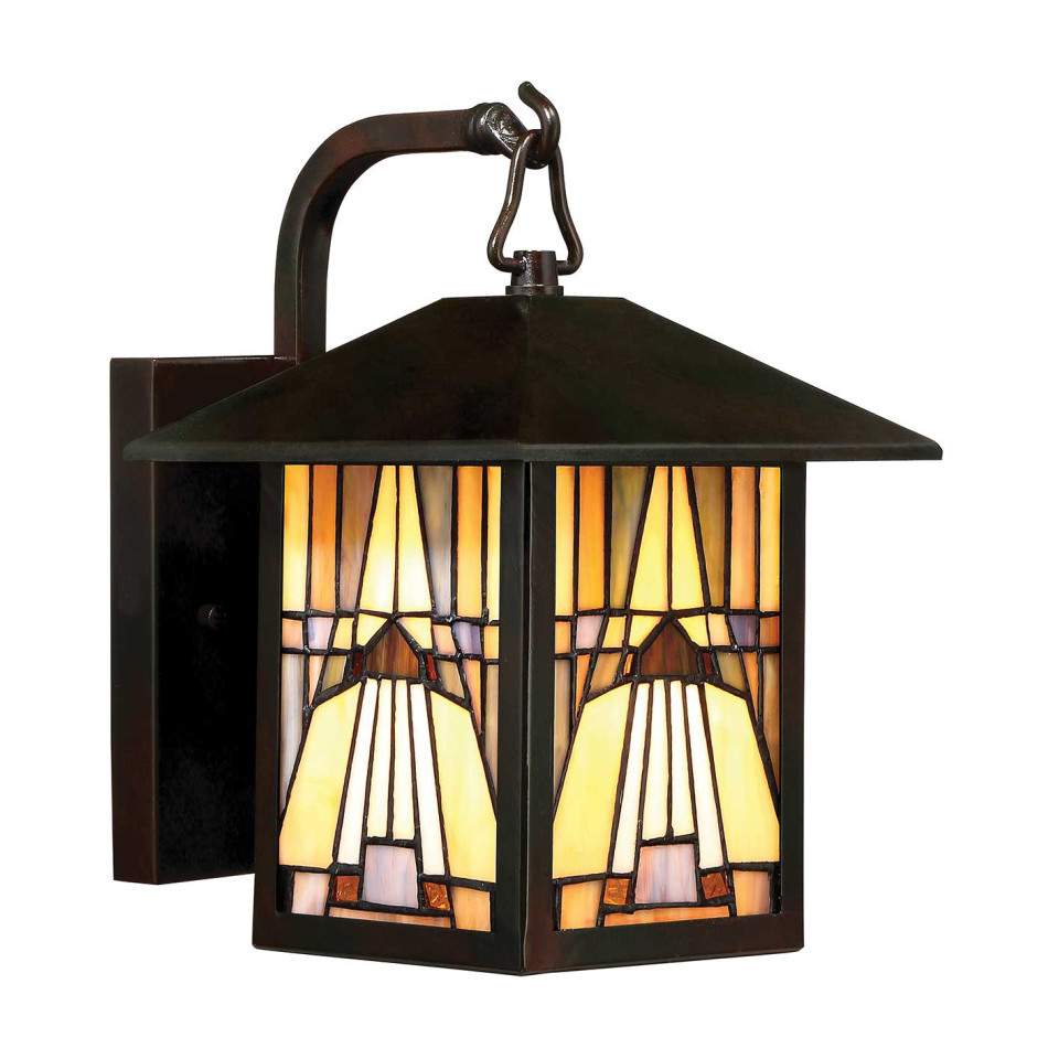 Inglenook 1-Lt Small Outdoor Wall Light Valiant Bronze/Glass 28.7cm IP44 Elstead Lighting Inglenook 1-Lt Small Outdoor Wall Light Valiant Bronze/Glass 28.7cm IP44