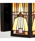 Inglenook 1-Lt liten utomhus vägglampa valiant brons/glas 28,7cm IP44