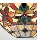 Kami 2 light tiffany style wall light vintage bronze 36.8cm Elstead Lighting Kami 2 light tiffany style wall light vintage bronze 36.8cm