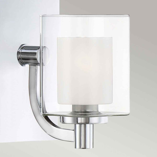 Kolt 1 Wall Lamp Polished Chrome 23.2cm IP44 Kolt 1 Wall Lamp Polished Chrome 23.2cm IP44