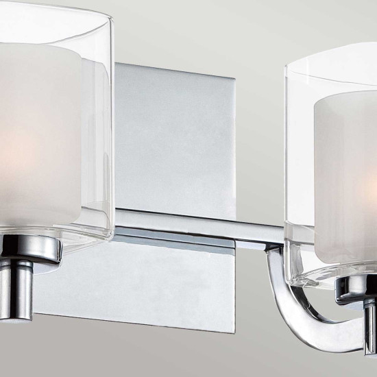 Kolt 2 vägglampa polerad krom 15,9cm IP44 Kolt 2 vägglampa polerad krom 15,9cm IP44