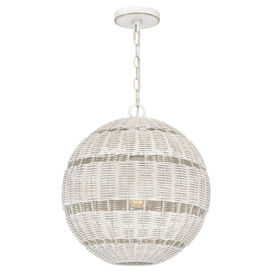 Lindendale 1-ljus taklampa utomhus antikvit 40,5 cm IP44 Quoizel Lindendale 1-ljus taklampa utomhus antikvit 40,5 cm IP44