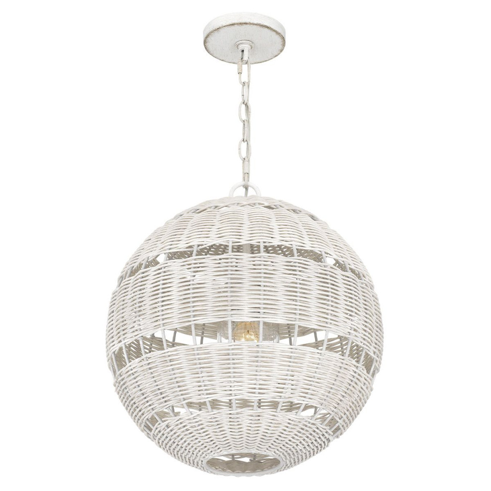 Lindendale 1-ljus taklampa utomhus antikvit 40,5 cm IP44 Quoizel Lindendale 1-ljus taklampa utomhus antikvit 40,5 cm IP44