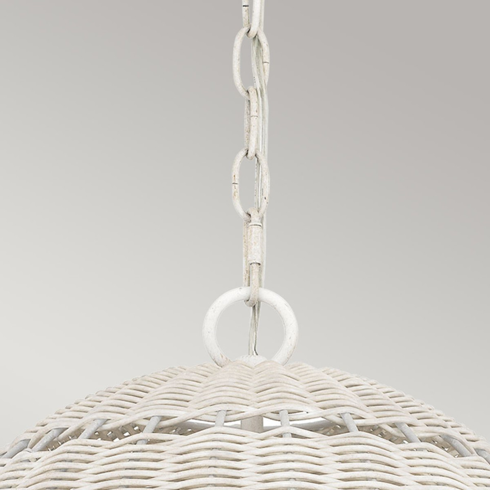 Lindendale 1-ljus taklampa utomhus antikvit 40,5 cm IP44 Quoizel Lindendale 1-ljus taklampa utomhus antikvit 40,5 cm IP44