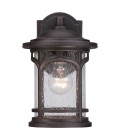 Marblehead 1-Lt medium utomhus vägglampa palladiansk brons/klar 28,1 cm IP44