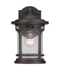 Marblehead 1-Lt medium utomhus vägglampa palladiansk brons/klar 28,1 cm IP44