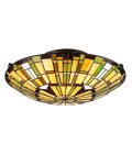 Reed 2-ljus plafond brons/konstglas 42 cm Quoizel Reed 2-ljus plafond brons/konstglas 42 cm