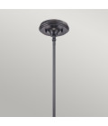 Stephen 1 tiffany style rod mini ceiling light vintage bronze 20.3cm Elstead Lighting Stephen 1 tiffany style rod mini ceiling light vintage bronze 20.3cm