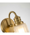 Swell 1 Wall Lamp Brushed Brass 23.7cm IP44 Elstead Lighting Swell 1 Wall Lamp Brushed Brass 23.7cm IP44