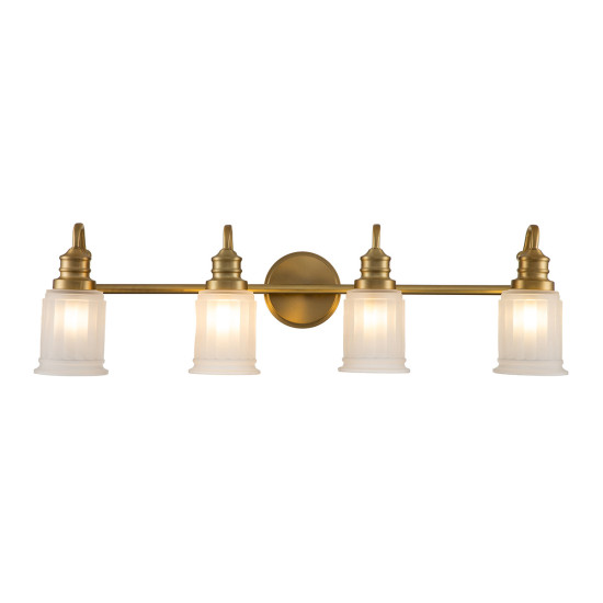 Swell 4 Wall Lamp Brushed Brass 23.7cm IP44