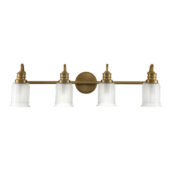 Swell 4 Wall Lamp Brushed Brass 23.7cm IP44