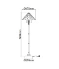 Victory 2 tiffany golvlampa valiant brons 149.4cm Elstead Lighting Victory 2 tiffany golvlampa valiant brons 149.4cm