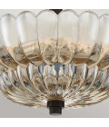 Whitecap 3-ljus semi plafond bärnstensfärgad glas/kakaobrun 29.7 cm Quoizel Whitecap 3-ljus semi plafond bärnstensfärgad glas/kakaobrun 29.7 cm