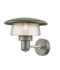 Saturne 1-lt utomhus vägglampa grå/silver 22,1 cm