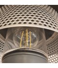 Saturne 1-lt utomhus vägglampa grå/silver 22,1 cm