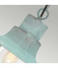 Sheldon 1-Lt Outdoor Ceiling Light Verdigris/Glass 29.5cm IP44