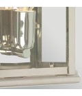 St Martins 1-Lt Outdoor Wall Light Polished Nickel/Clear 30.5cm IP44