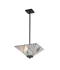 Alderley 2 light tiffany style ceiling light trio-mount vintage bronze 38cm Elstead Lighting Alderley 2 light tiffany style ceiling light trio-mount vintage bronze 38cm