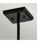 Alderley 2 light tiffany style ceiling light trio-mount vintage bronze 38cm Elstead Lighting Alderley 2 light tiffany style ceiling light trio-mount vintage bronze 38cm