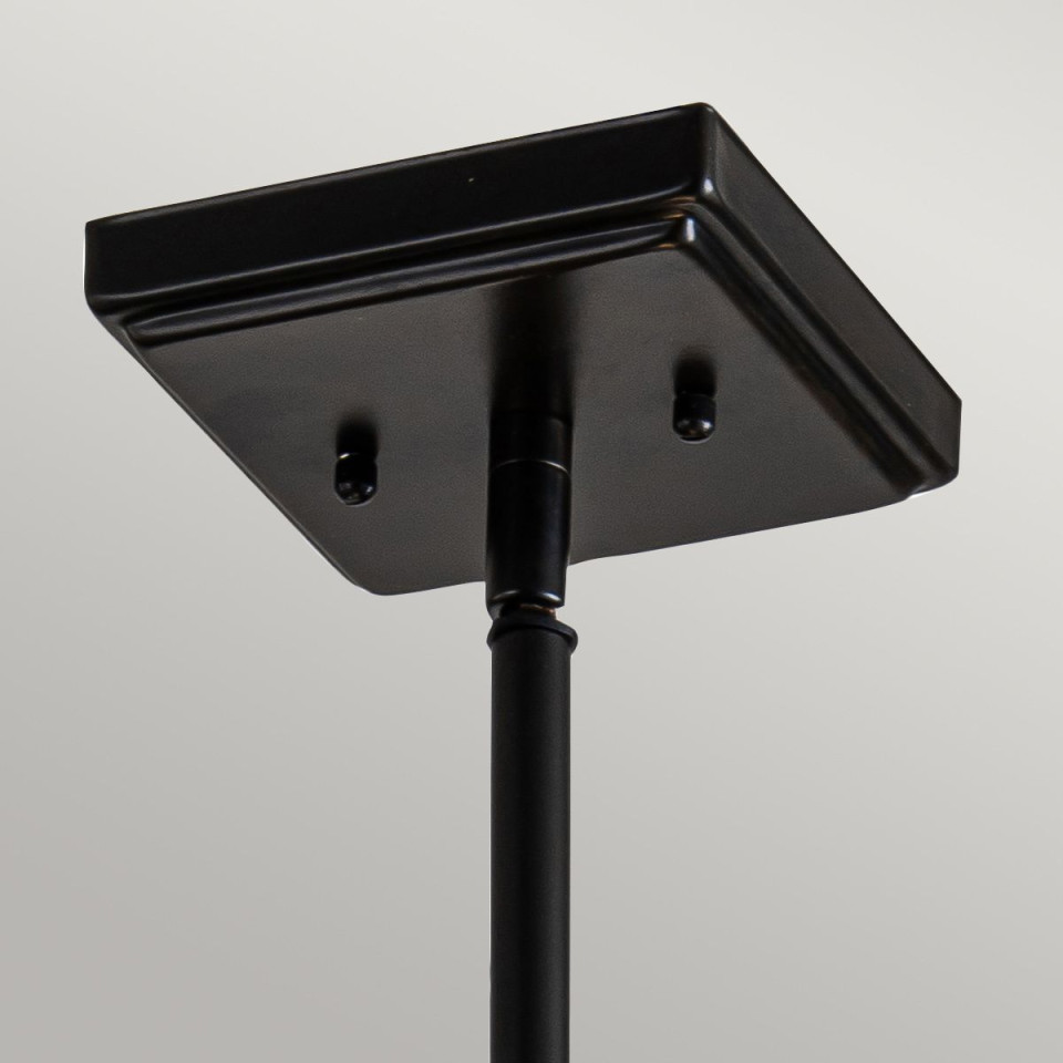 Alderley 2 light tiffany style ceiling light trio-mount vintage bronze 38cm Elstead Lighting Alderley 2 light tiffany style ceiling light trio-mount vintage bronze 38cm
