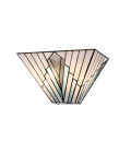 Alderley 2 light tiffany style wall light vintage bronze 30.5cm Elstead Lighting Alderley 2 light tiffany style wall light vintage bronze 30.5cm