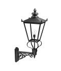 Wilmslow 1-Lt Outdoor Wall Light Black/Clear 114.5cm