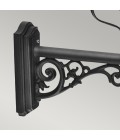 Wilmslow 1-Lt Outdoor Wall Light Black/Clear 114.5cm