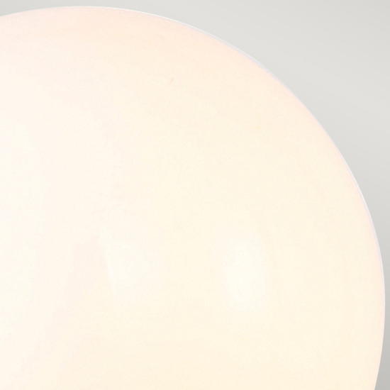 Austen rund vägglampa polerad krom 24cm IP44