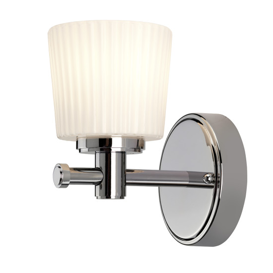 Binstead 1-Ljus Vägglampa Polerad Krom 33cm IP44 Binstead 1-Ljus Vägglampa Polerad Krom 33cm IP44
