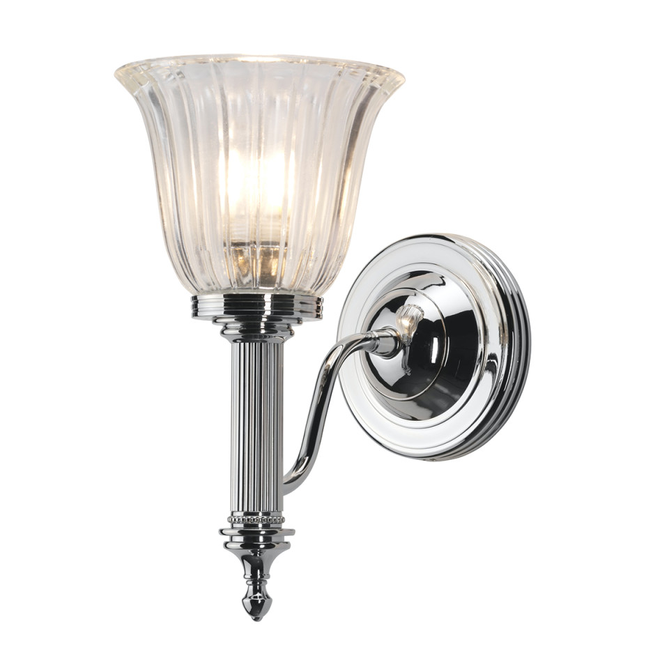 Carroll 1 Light - Polerad Krom IP44 Elstead Lighting Carroll 1 Light - Polerad Krom IP44