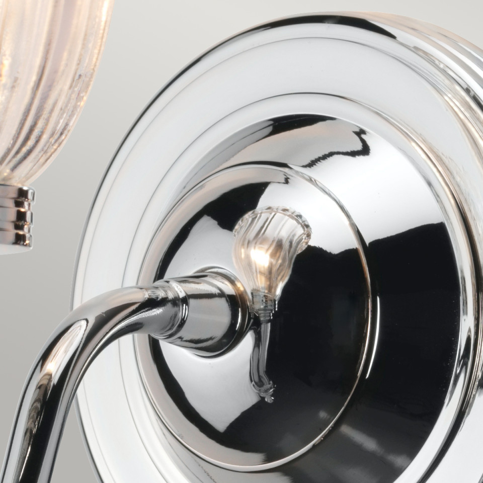 Carroll 1 Light - Polerad Krom IP44 Elstead Lighting Carroll 1 Light - Polerad Krom IP44