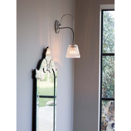 Demelza 1 Light Wall Light - Brushed Brass IP44 Demelza 1 Light Wall Light - Brushed Brass IP44