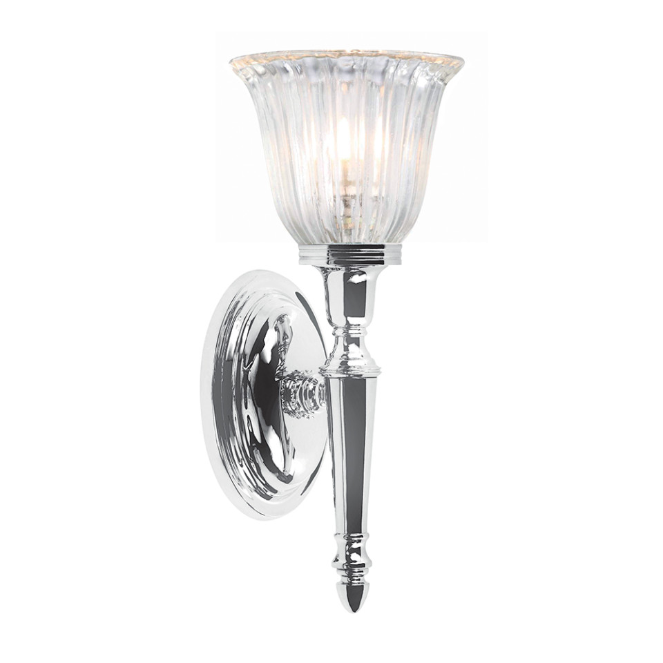 Dryden 1-ljus Vägglampa Polerad Krom 33cm Elstead Lighting Dryden 1-ljus Vägglampa Polerad Krom 33cm