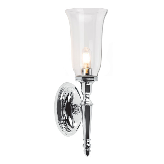 Dryden 1-ljus Vägglampa Polerad Krom 41cm IP44 Dryden 1-ljus Vägglampa Polerad Krom 41cm IP44