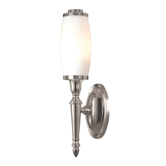 Dryden 1-ljus Vägglampa Polerad Nickel 40cm IP44